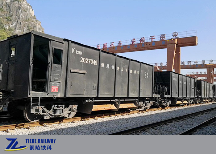 Фура хоппера вагона груза UIC 60t железнодорожная для частиц руды балласта минеральных