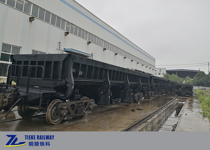 Сторона балласта угля руды пневматическая наклоняя Dumper 60 тонн нагружает 50 Km/H
