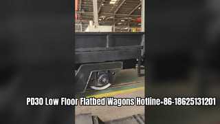 PD30 Низкопольный бортовой вагон грузоподъемностью 30 т Вагоны для обслуживания метро/легкорельсового транспорта